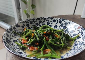 Resep Terbaru Cah Kangkung Saus Tiram Pedas Yummy Mantul