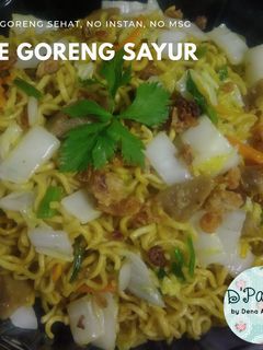 Foto resep Mie Goreng Sehat / Mie Goreng Sayur