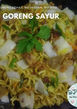 Foto resep Mie Goreng Sehat / Mie Goreng Sayur