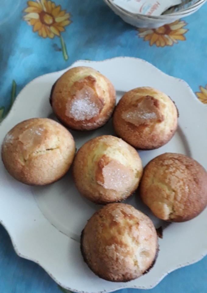 Una foto de Muffin de manzana