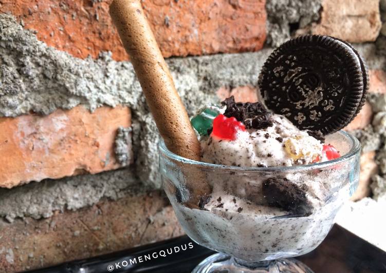 Langkah Mudah untuk Menyiapkan Oreo Ice Cream, Enak