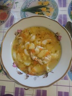 Фото Куриный суп с макаронами.