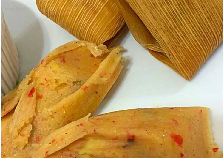 Tamales de vegetales
