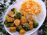 خوراک مرغ و بروکلی 😋