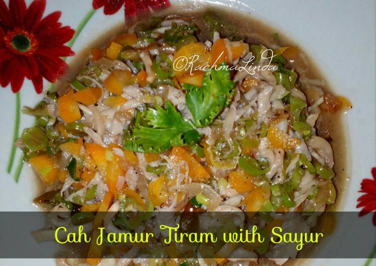 Cah Jamur Tiram with Sayur (simpel)