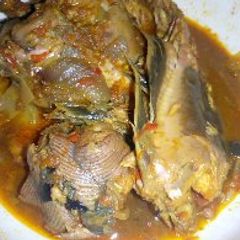 A picture of Cat fish pepper soup.