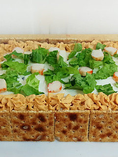 Una foto de Pastel salado de verano (vegano) Receta Fría