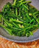 Cải Ngồng Xào Tỏi Chay