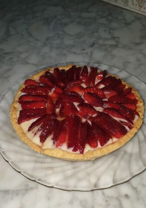 Une photo de Tarte aux fraises