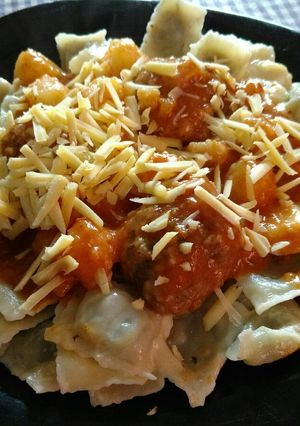 Una foto de Pasta con la salsa del Ogost