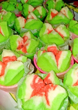 Foto resep Bolu Kukus Semangka