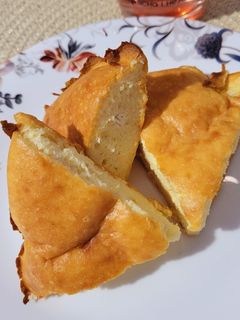 Фото Сирний кекс з бананом.