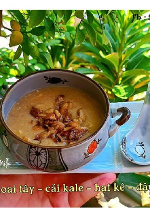 Hình của món Soup lươn khoai tây kê lăng đỏ.