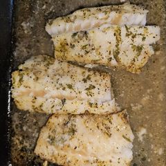 A picture of Baked cod.