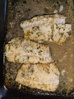 A picture of Baked cod.