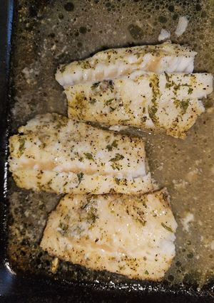 A picture of Baked cod.