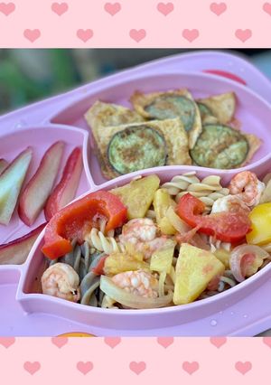 รูปของ ฟูซิลลี่ผัดเปรี้ยวหวานกุ้ง
