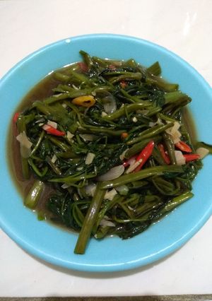 Foto resep Tumis kangkung ala anak kos
