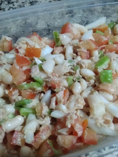 Una foto de Ensalada de habichuelas