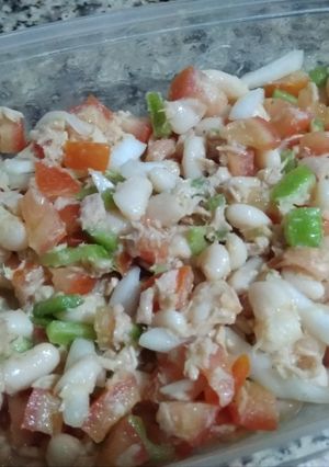 Una foto de Ensalada de habichuelas