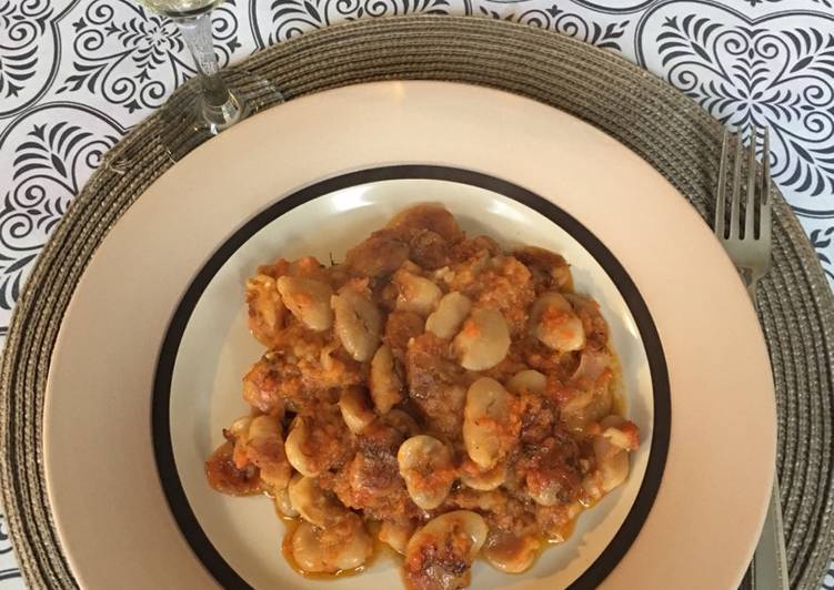 Fasolia gigantes (oven roasted Lima beans)π¬π· Fasolia gigantes (oven roasted Lima beans)π¬π·