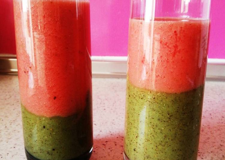 Smoothie Sandía y Kiwi