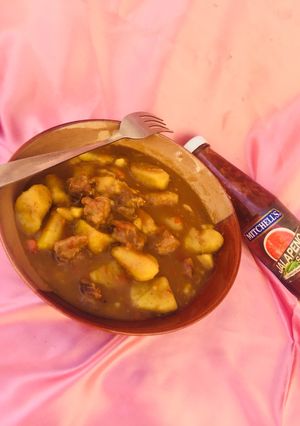 A picture of Sweet potatoes porridge.