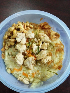 Foto resep Bubur Ayam Oatmeal