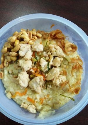 Foto resep Bubur Ayam Oatmeal
