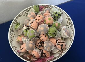 Gambar Apam polkadot gebu