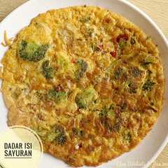 รูปของ Telur Dadar Isi Daging dan Sayuran