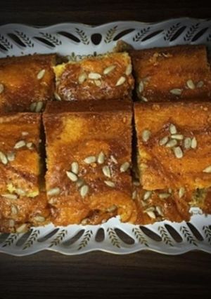 عکسی از دستور کیک پرتقالی