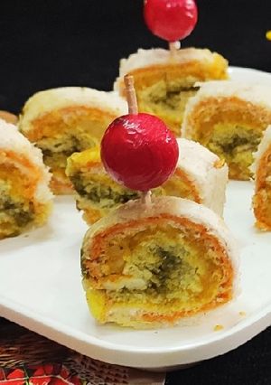 A picture of Pinwheel sandwich.