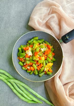 Foto resep Tumis buncis wortel
