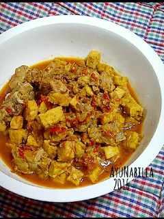 Foto resep Sambal daging+tempe