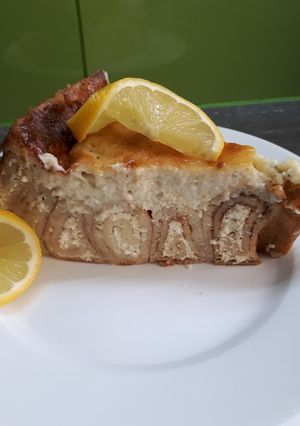 Rakott túrós palacsintatorta recept fotója