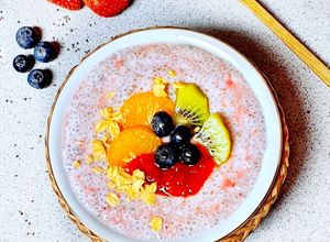 Foto resep Strawberry Chia Seeds Pudding