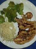 Pechuga de #pollo en salsa de soya y miel