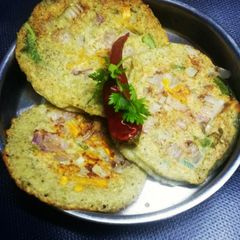 A picture of Carrot Tofu Pesarettu.