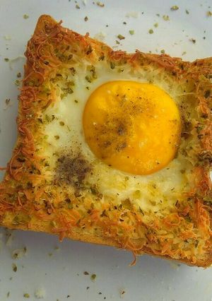 Foto resep Cheese Egg Toast