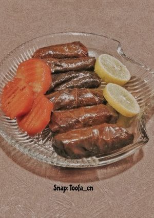 صورة لوصفة محشي ورق العنب