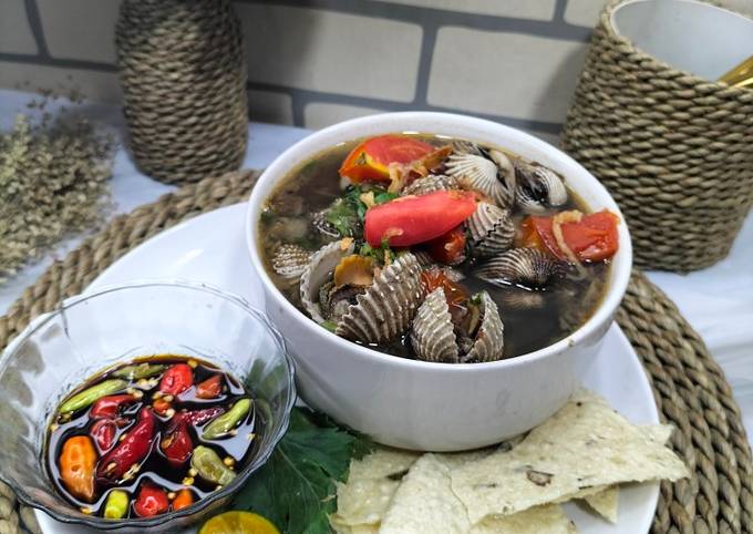 Cara membuat Sop Kerang berempah sambal cacah Cara membuat Sop Kerang berempah sambal cacah