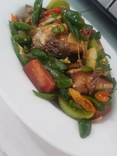 Foto resep Ikan Asap Cabe Hijau