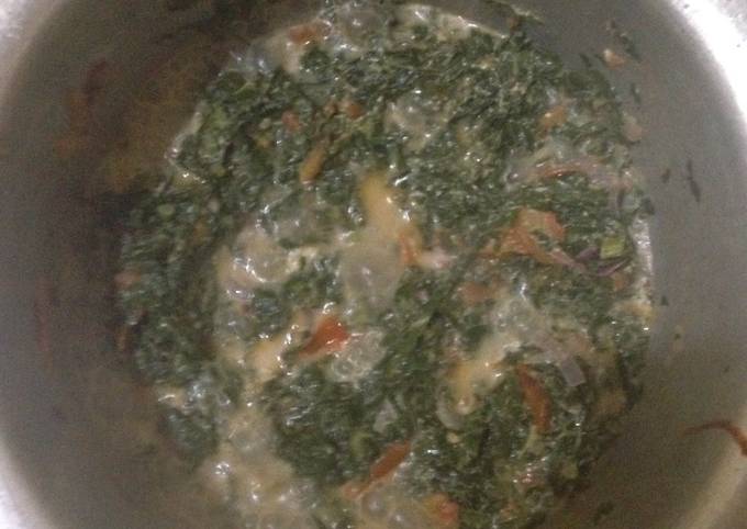 Terere and skuma wiki stew Recipe by Irene Mercy - Cookpad