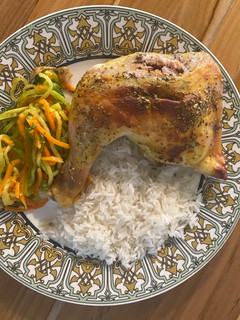 Una foto de Pollo al horno