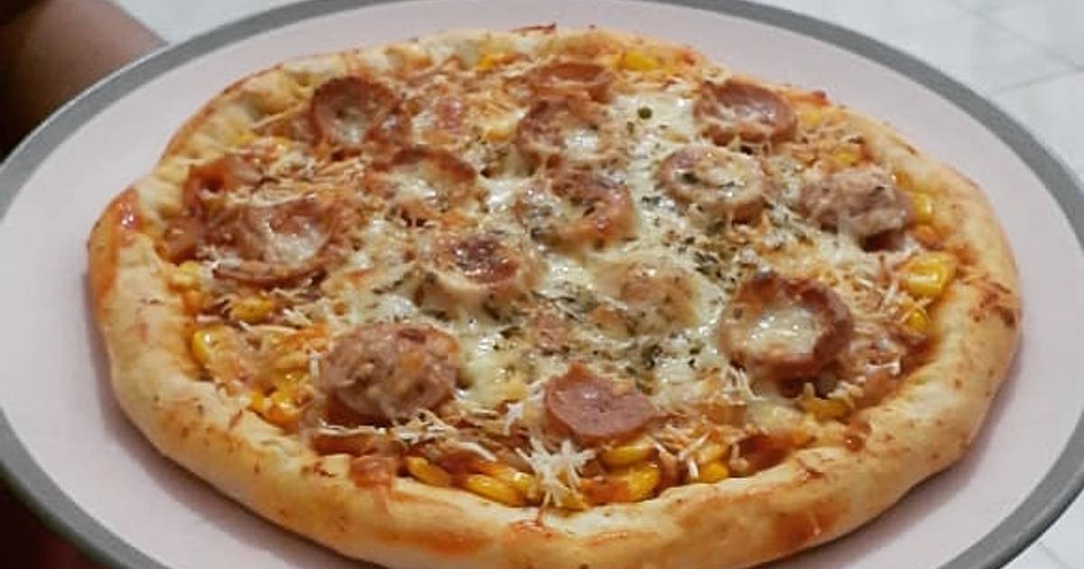 7 resep pizza sosis  homemade enak dan sederhana Cookpad
