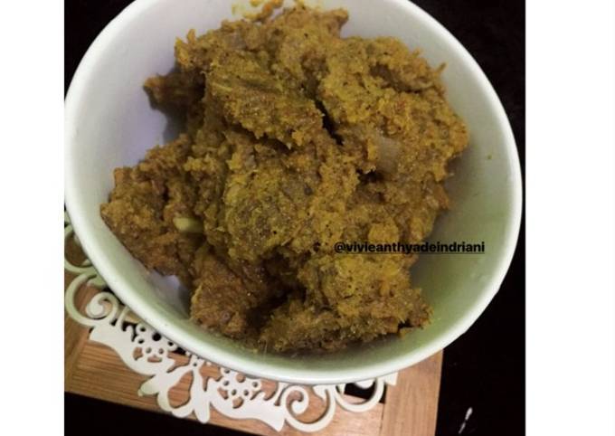 Anti Ribet, Memasak Rendang simple (serundeng) Enak Terbaru