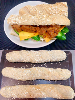 A picture of Additive-Free Honey Oat Submarine Bread.