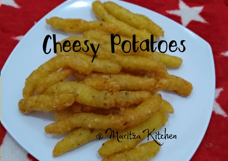 Langkah Mudah untuk Menyiapkan Cheesy Potatoes, Enak