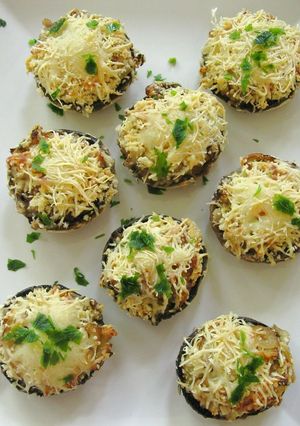Töltött gomba recept fotója